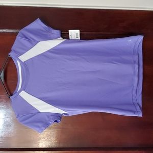 NWT Danskin now girls xl (14/16) purple active tee